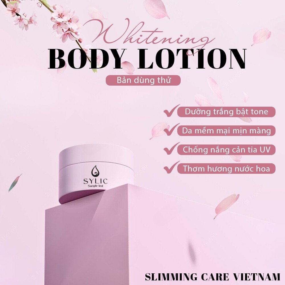 Kem Dưỡng Trắng Da Body Lotion Sylic Minisize