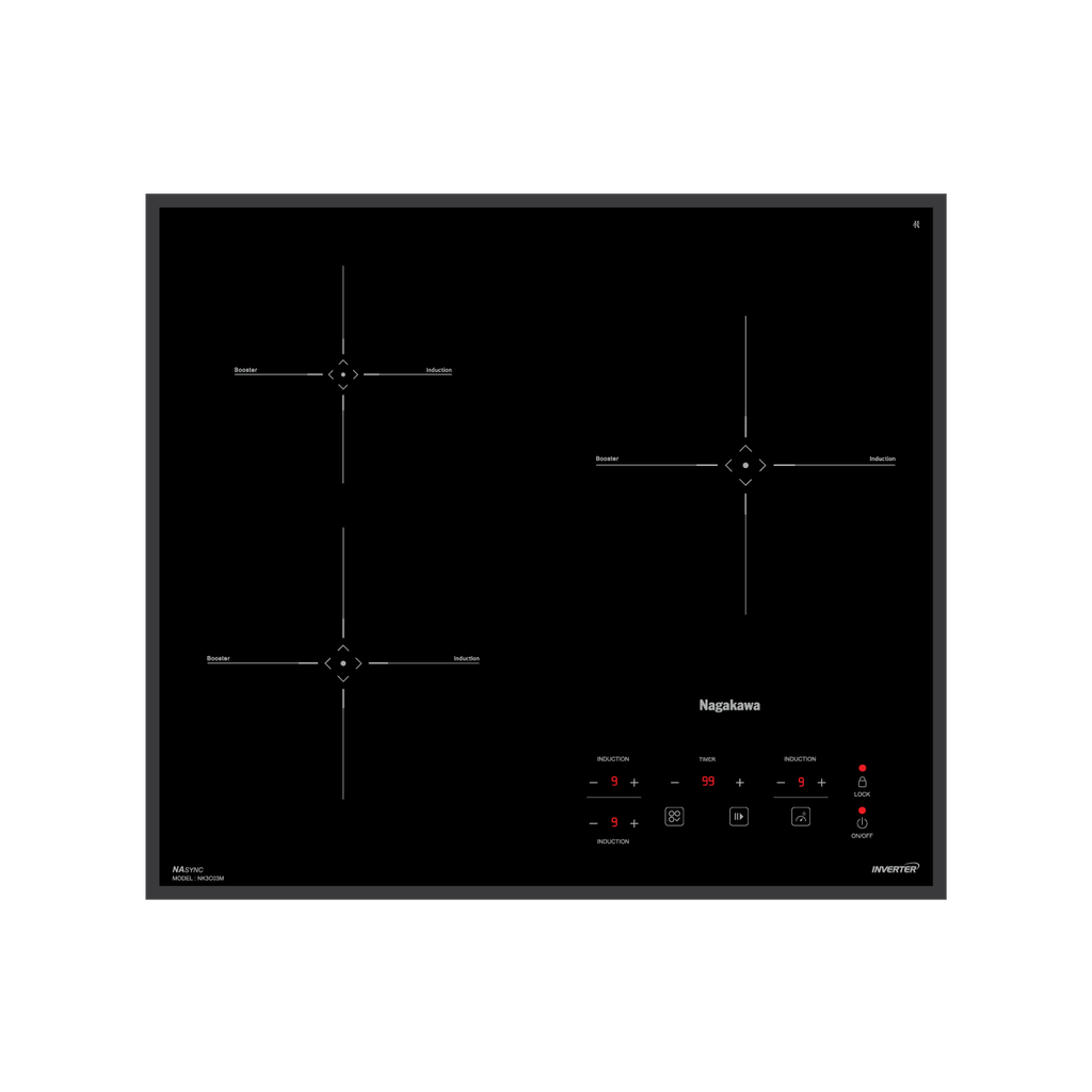 Bếp ba lò điện từ Nagakawa NK3C01M