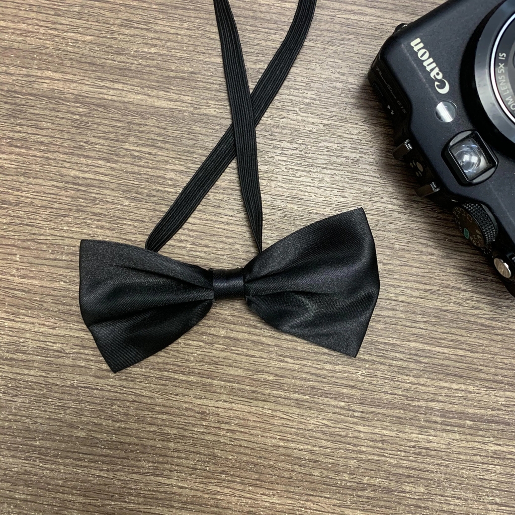 Nơ đeo cổ nam trơn phi bóng 1 lớp X04