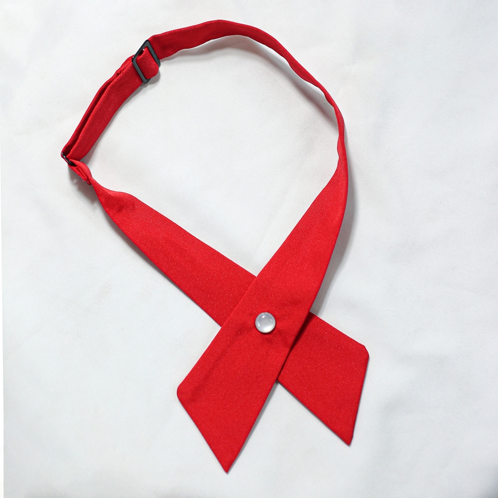 Nơ đeo cổ nữ lụa trơn X007