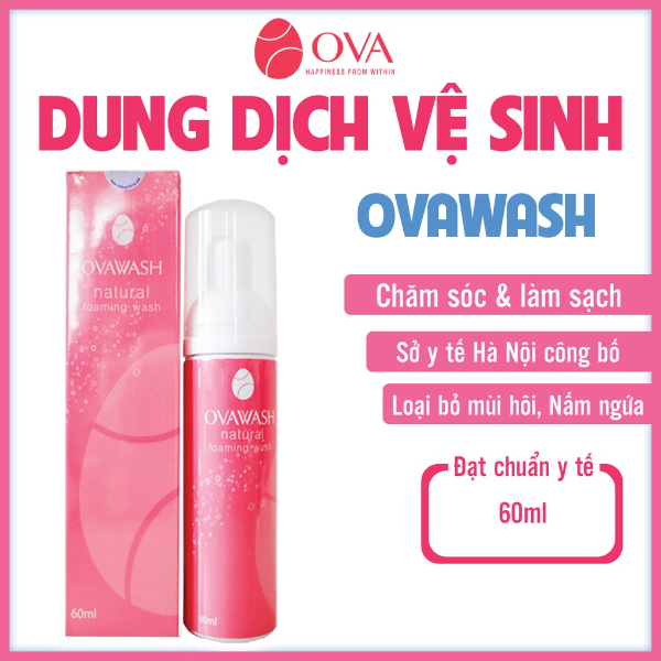 [HN] Dung dịch vệ sinh phụ nữ Ovawash 60ml