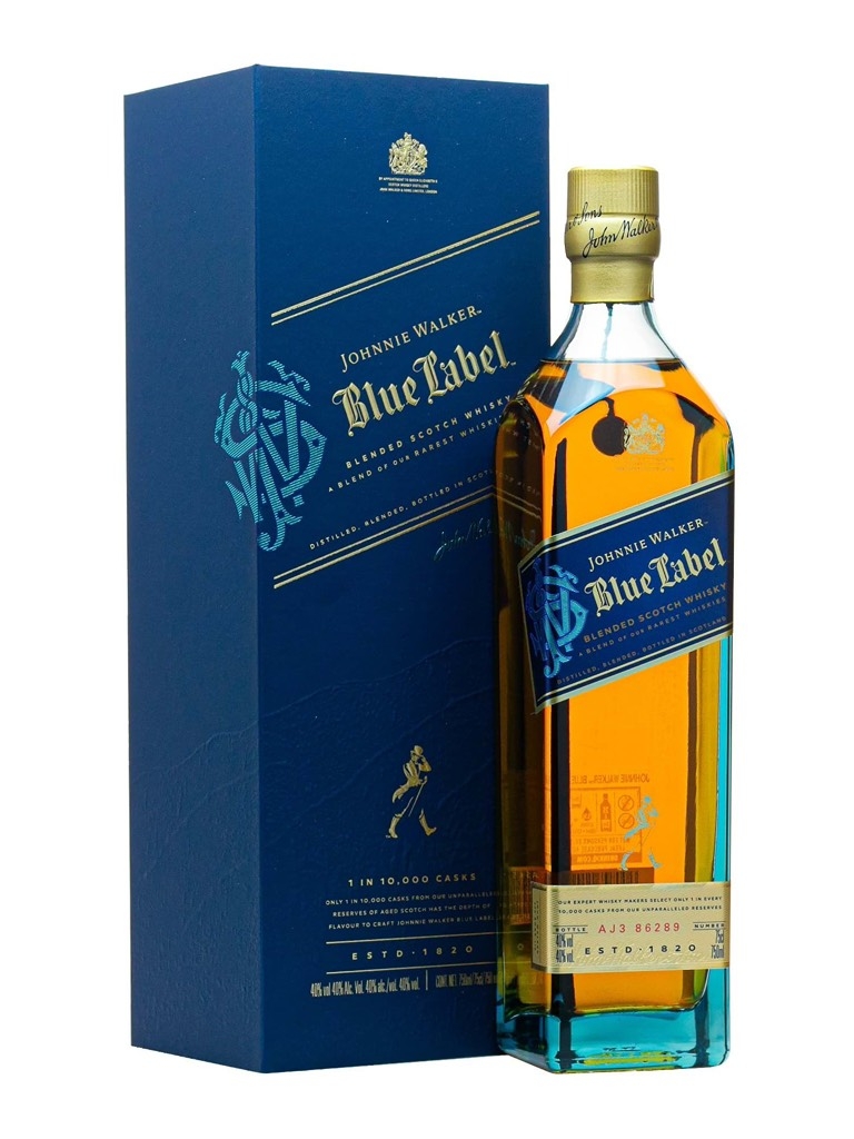 Rượu whisky pha trộn Scotland Johnnie Walker Blue Label