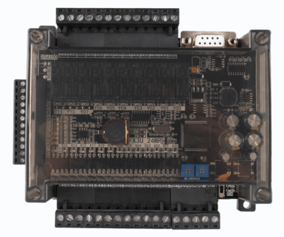 FX3U-24MR-6AD-2DA (Có vỏ +  đồng hồ + 485)