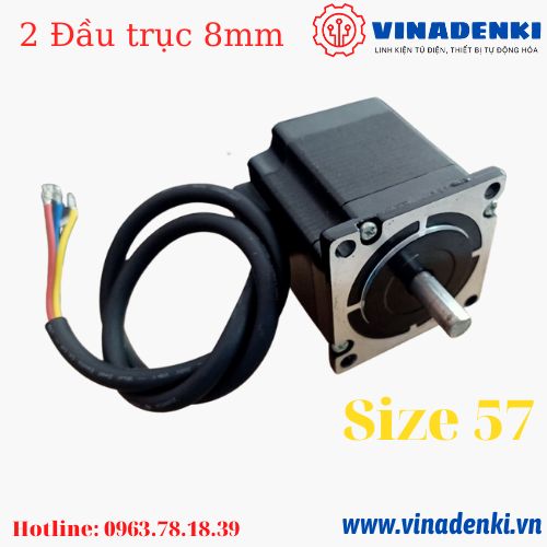 Motor Bước 2 đầu trục