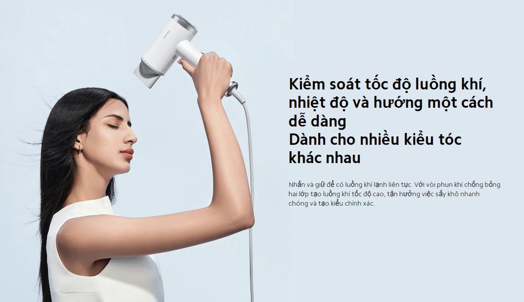 Máy sấy tóc Xiaomi High-speed Iconic Hair Dryer EU