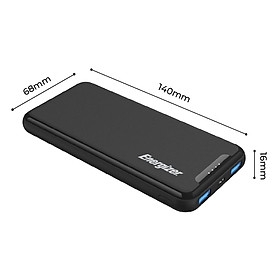 Sạc dự phòng Energizer 10000mAh UE10052PQ