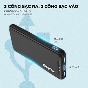 Sạc dự phòng Energizer 10000mAh UE10052PQ