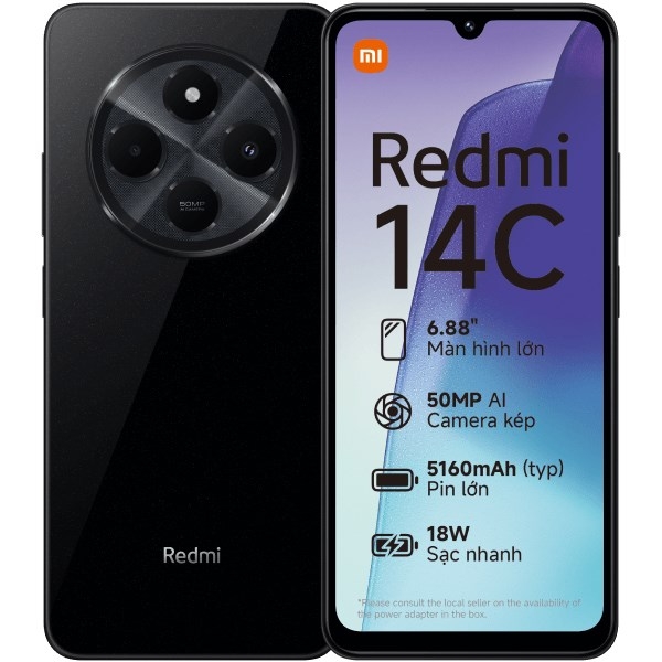 Điện thoại Xiaomi Redmi 14C 4GB 128GB