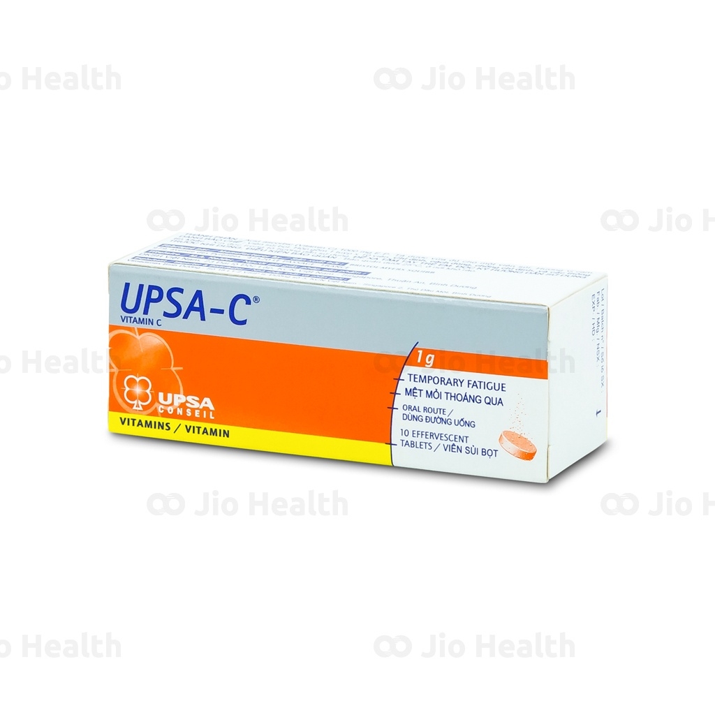 UPSA-C 1G Tuýp 10 Viên Bổ Sung Vitamin C, Tăng Đề Kháng - Cam kết hỗ trợ trong quá trình sử dụng