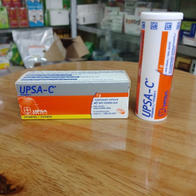 UPSA-C 1G Tuýp 10 Viên Bổ Sung Vitamin C, Tăng Đề Kháng - Cam kết hỗ trợ trong quá trình sử dụng
