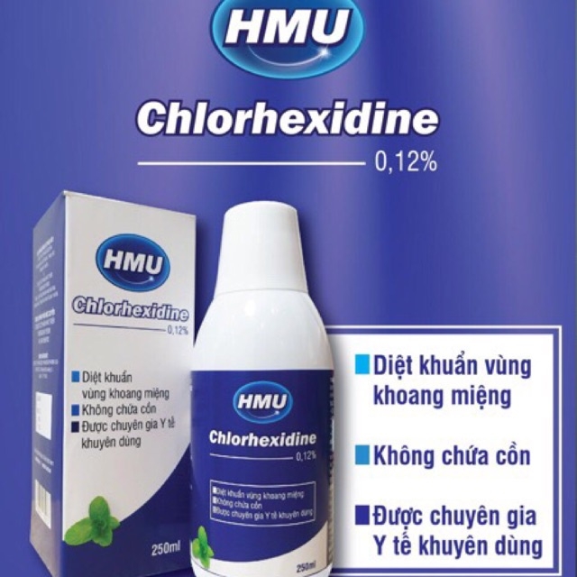 Nước súc miệng HMU Chlorhexidine