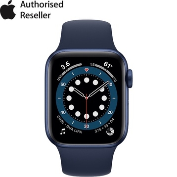Apple Watch Series 6 44mm (4G) Viền Nhôm Dây Cao Su  Chính Hãng VNA