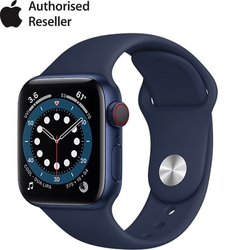 Apple Watch Series 6 44mm (4G) Viền Nhôm Dây Cao Su  Chính Hãng VNA