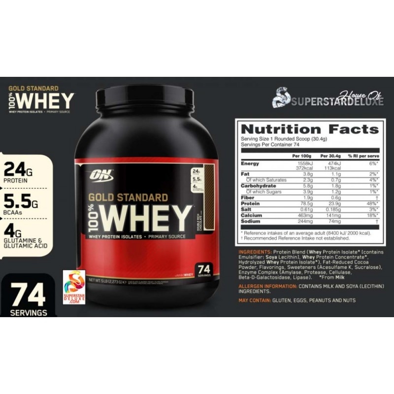 WHEY GOLD STANDARD (5lbs)