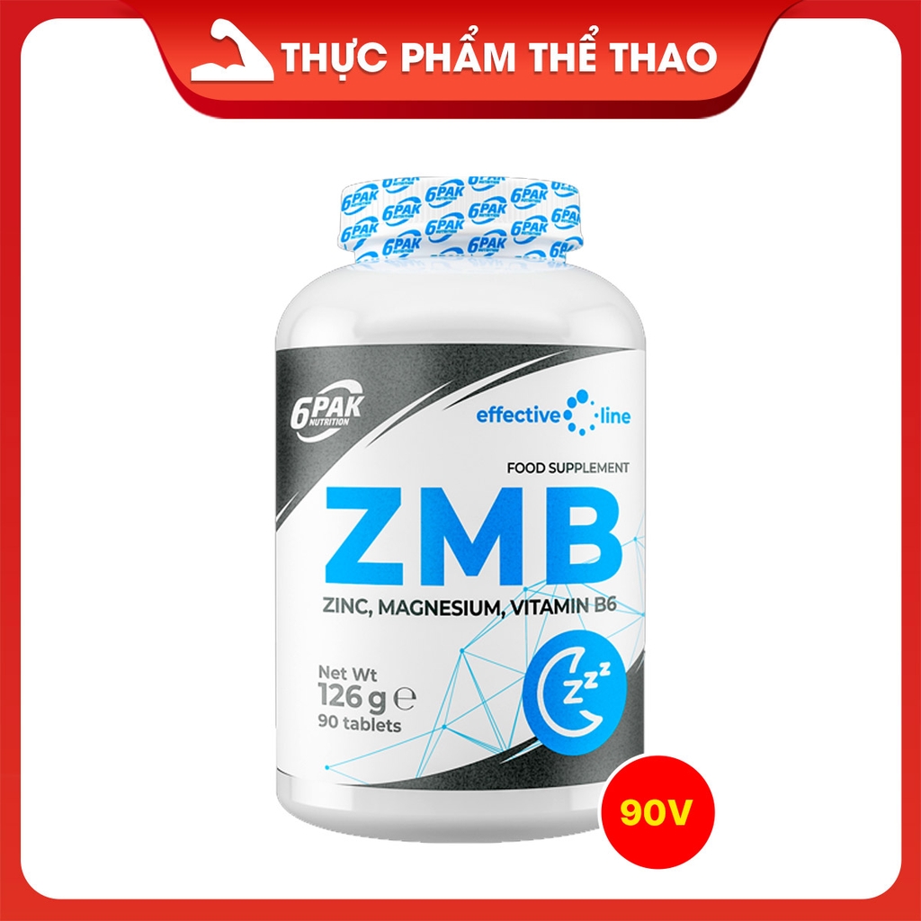 6PAK ZMB 90cap - Phục Hồi Chất Lượng Giấc Ngủ