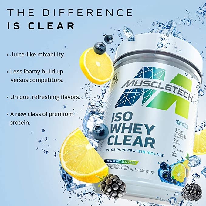 Muscletech Iso Whey Clear (1,1lbs)