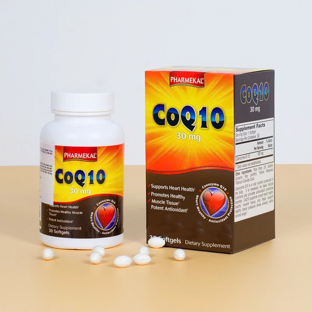 Pharmekal CoQ10 30mg - Hỗ Trợ Sức Khỏe Tim Mạch