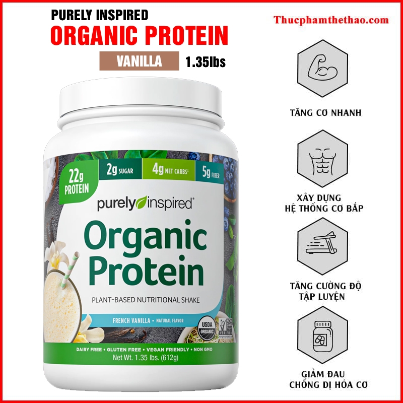 Sữa Bột Whey Protein Purely Inspired Organic Protein (1.35LBS)