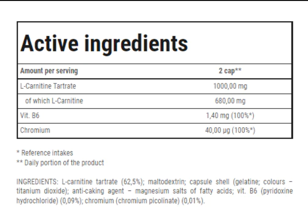 L-Carnitine Complex 90cap