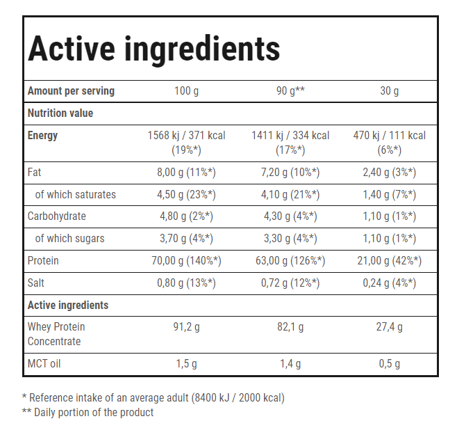 BOOSTER WHEY PROTEIN (30g)