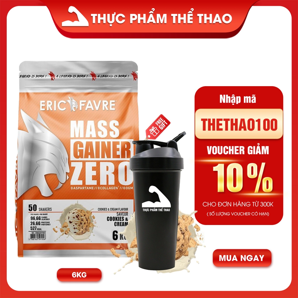 MASS GAINER ZERO (6kg)- Eric Favre