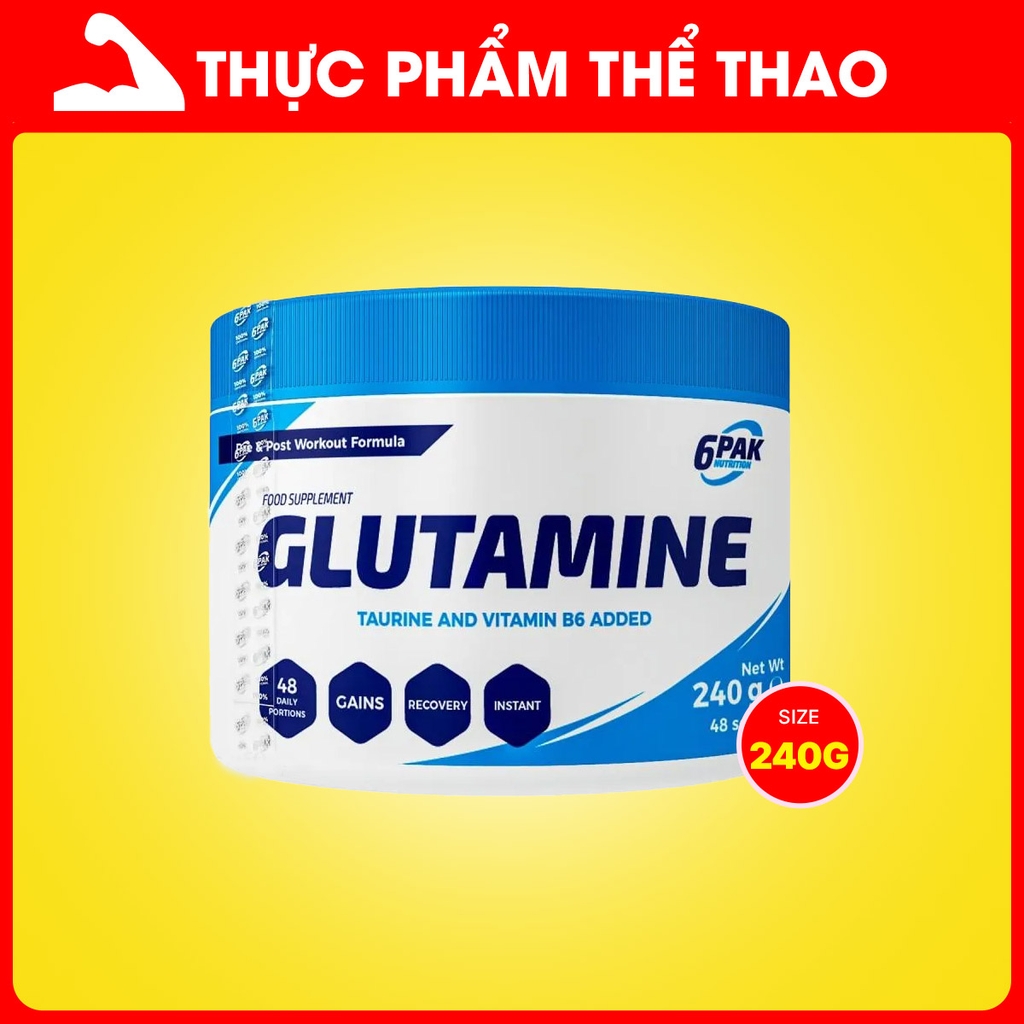 6PAK Glutamine (240g)