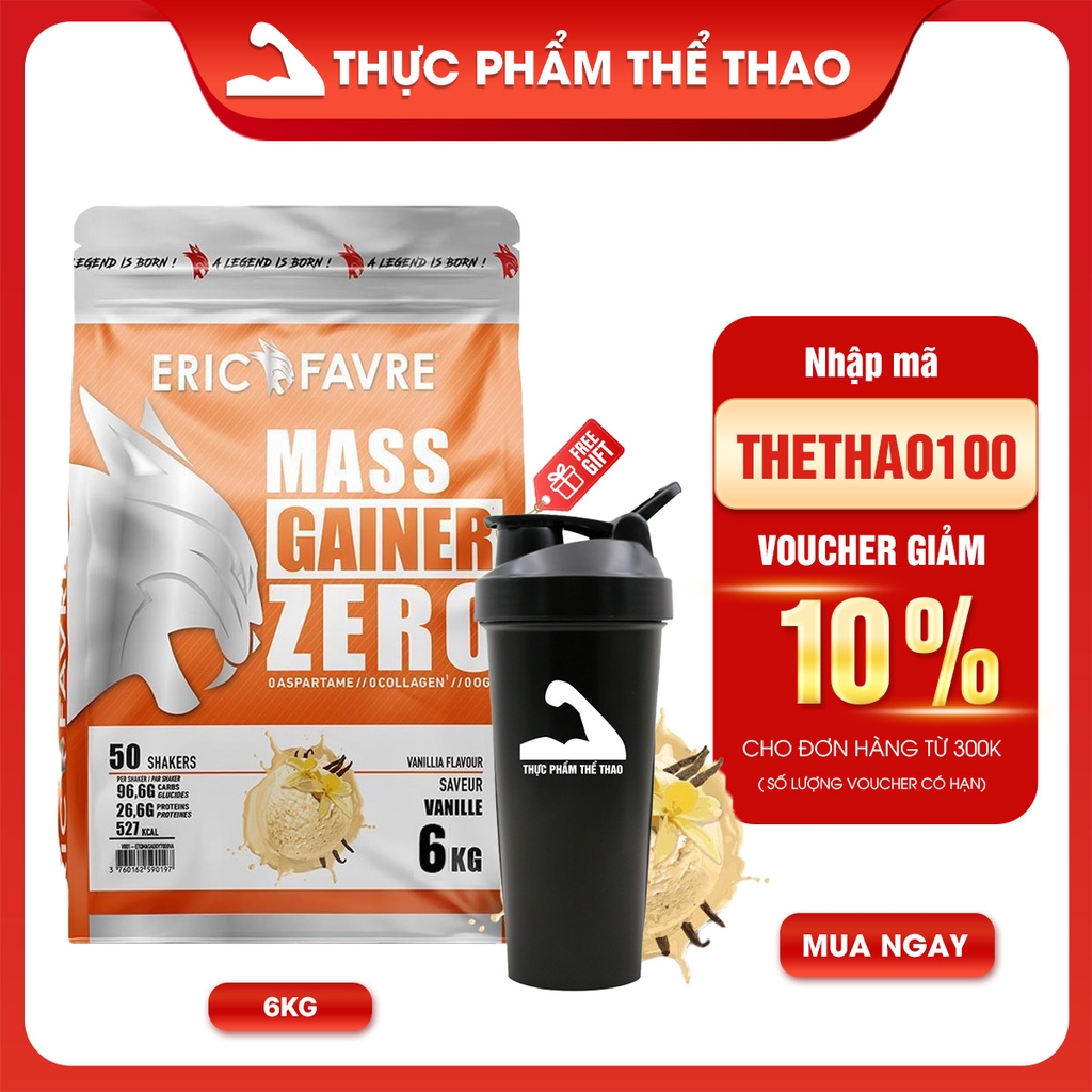 MASS GAINER ZERO (6kg)- Eric Favre