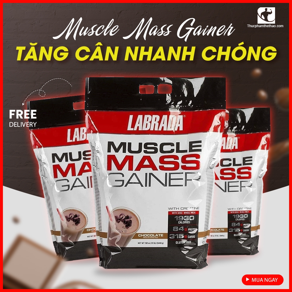 MUSCLE MASS GAINER (12lbs) - LABRADA