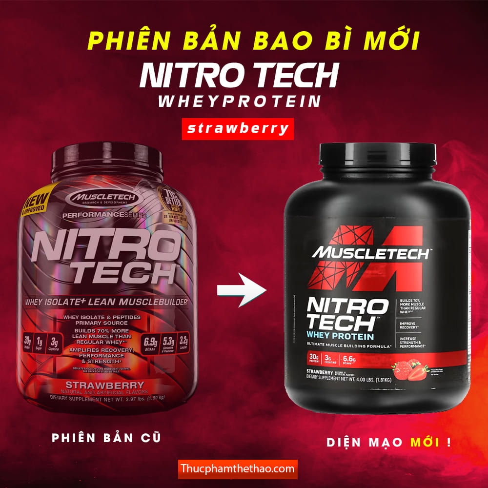 NITRO-TECH WHEY PROTEIN (4lbs)