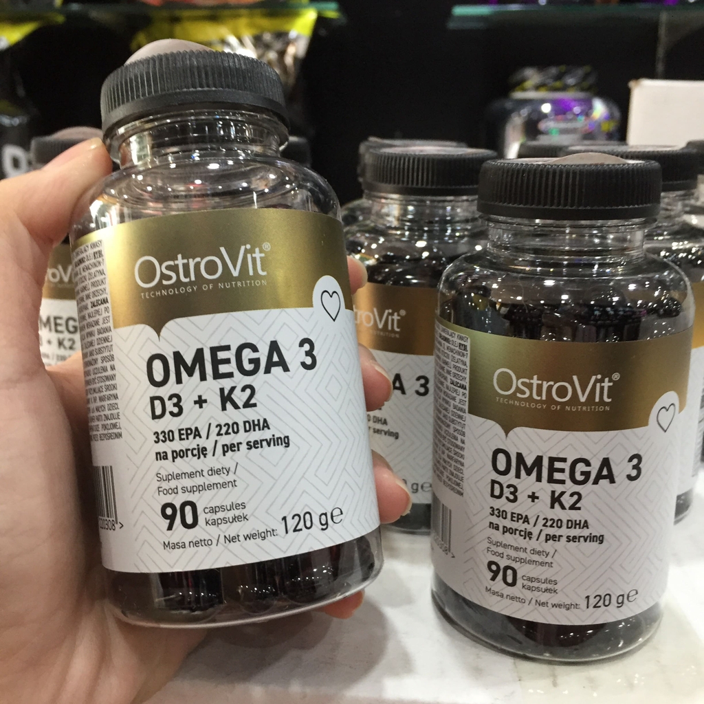 Ostrovit OMEGA 3 D3 K2MK7 (90 & 180 viên)