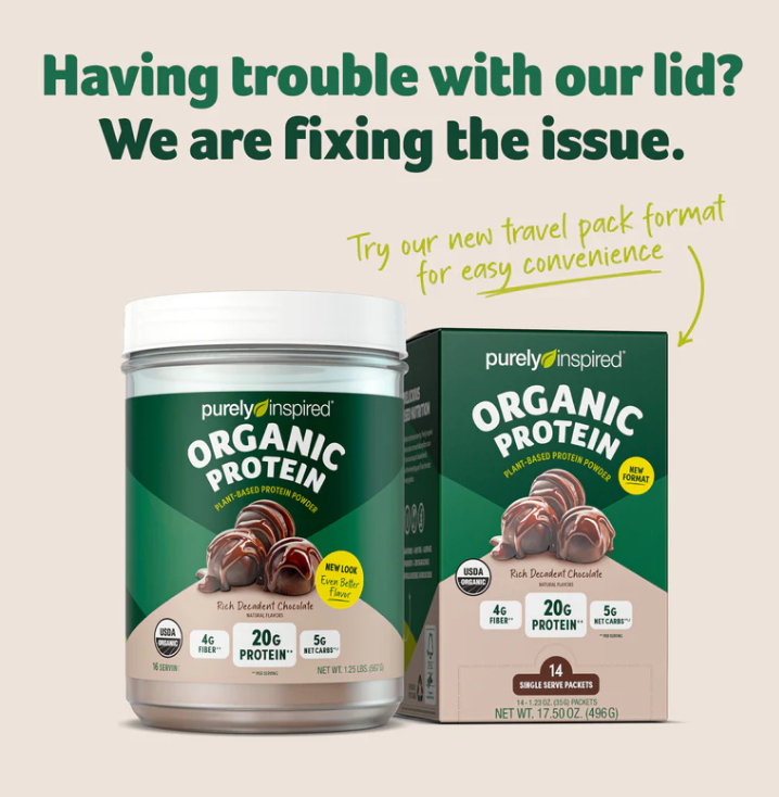 Sữa Bột Whey Protein Purely Inspired Organic Protein (1.35LBS)