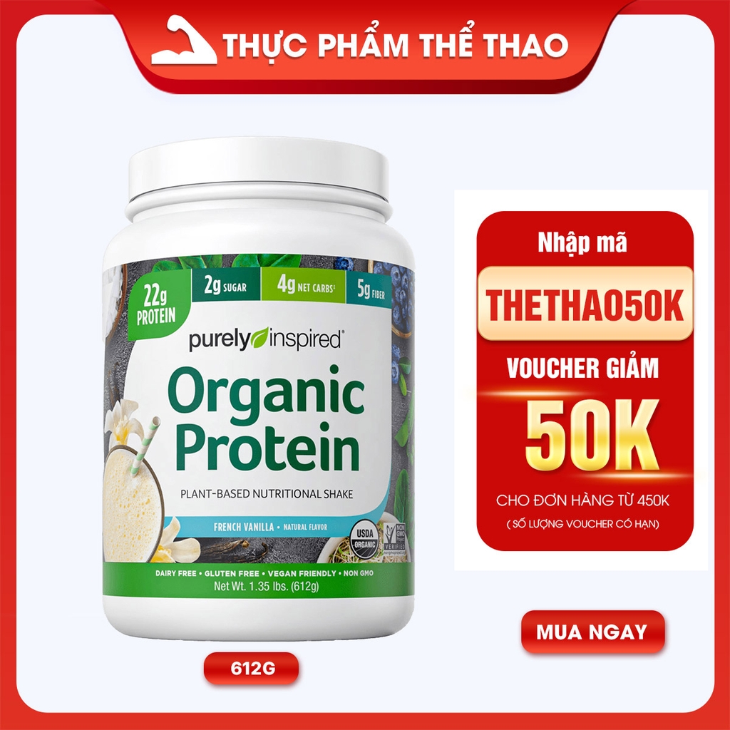 Sữa Bột Whey Protein Purely Inspired Organic Protein (1.35LBS)