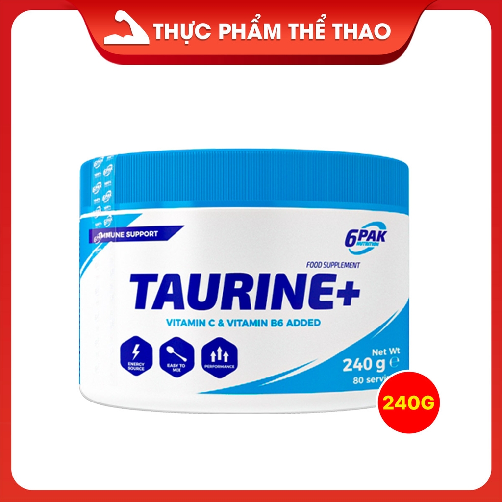 6PAK TAURINE 240g (DATE T10/2025)