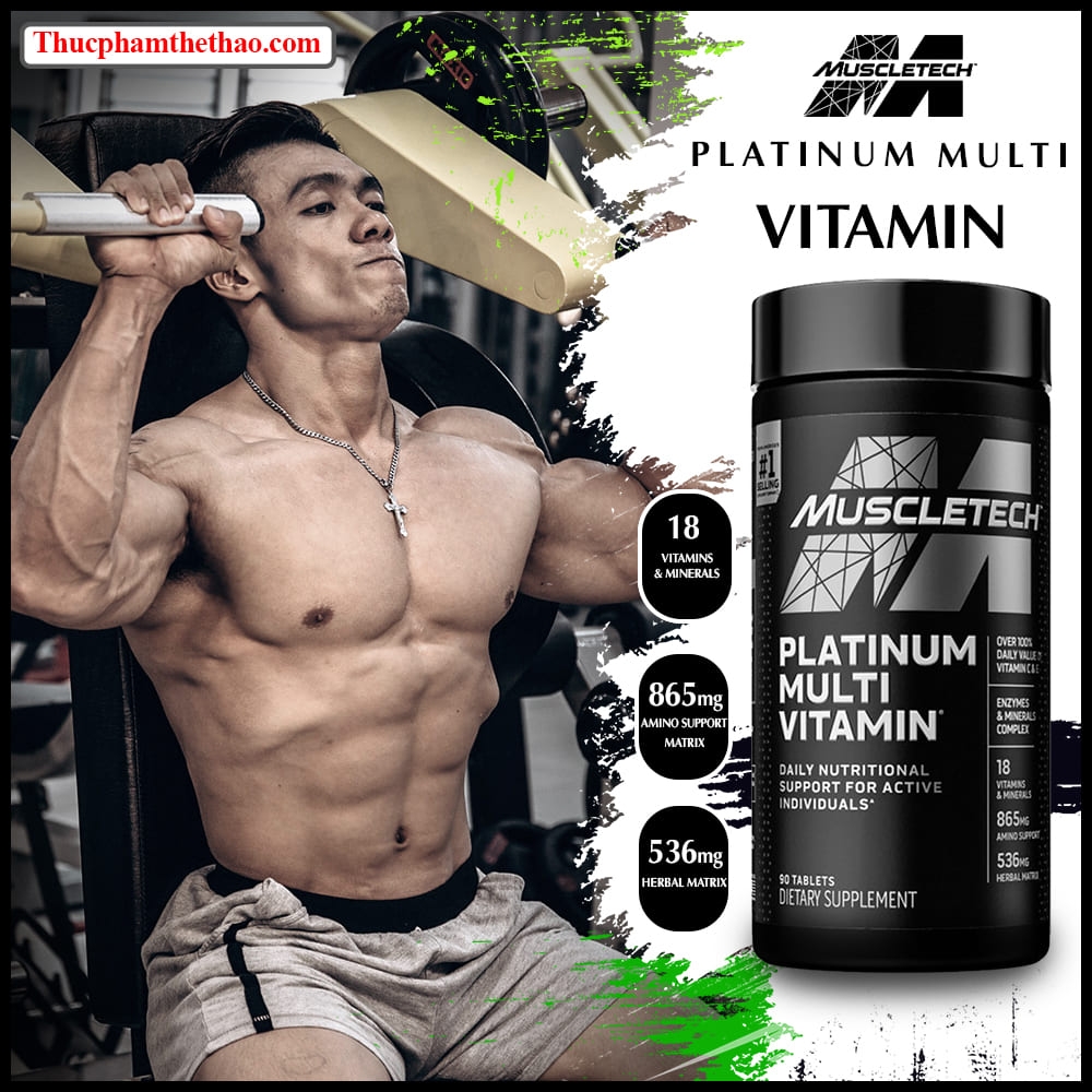 MUSCLETECH PLATINUM MULTI VITAMIN (90v)