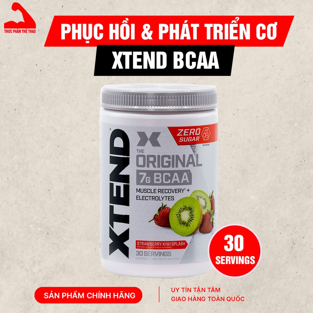 XTEND - BCAAS 30 SERVINGS- TĂNG SỨC BỀN - TĂNG HIỆU SUẤT TẬP LUYỆN