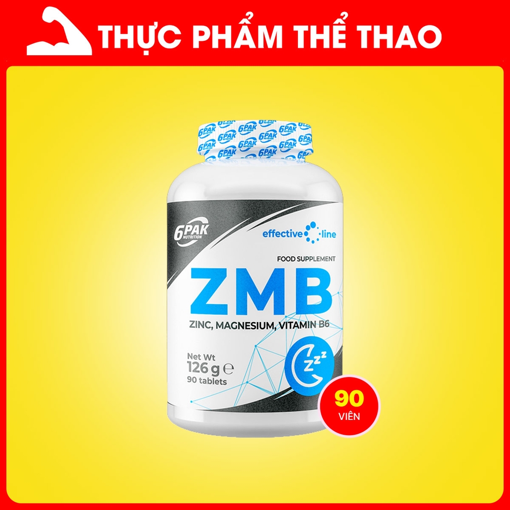 6PAK ZMB 90cap - Phục Hồi Chất Lượng Giấc Ngủ