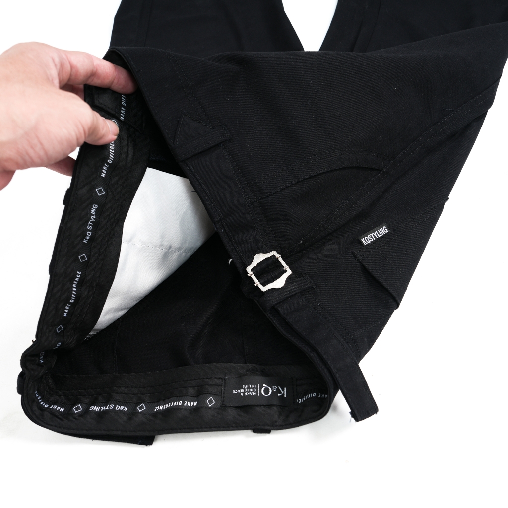Quần Kaki Nam Ống Đứng form regular có khoen lưng | KQSTYLING Basic Line