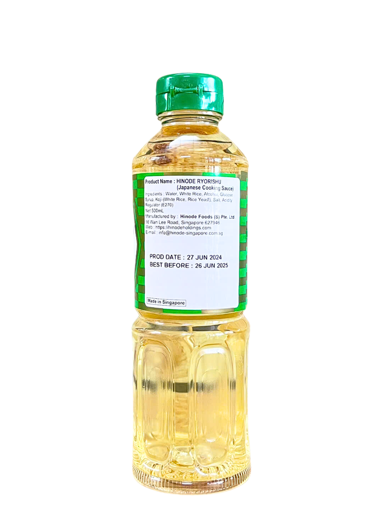 Rượu Sake Nấu Ăn Đậm Đặc Có Muối (RYORISHU) HINODE 500ML