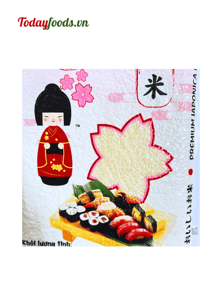 Gạo Làm Sushi Nhật Bản SUSHI RICE 5KG