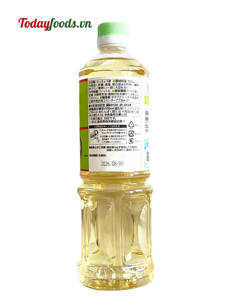 Giấm Rakkyo Su Otafuku 1 Lít