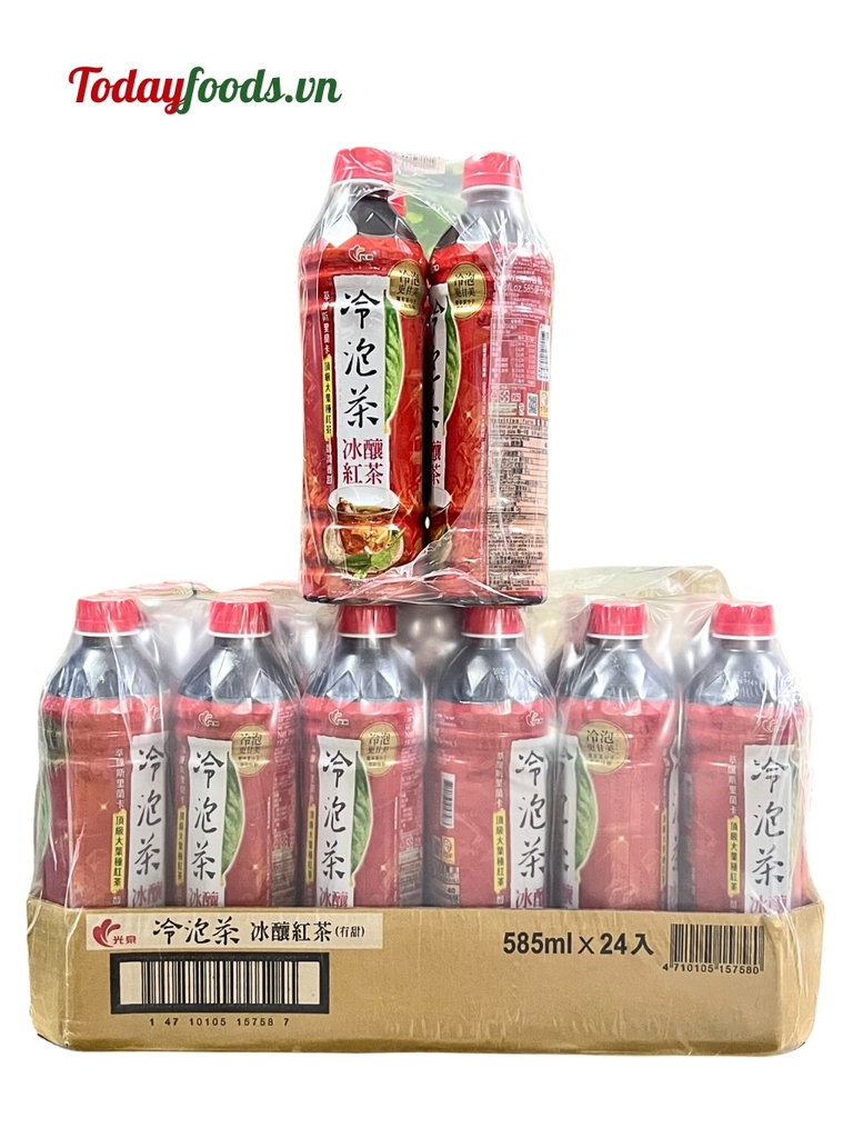 Hồng Trà Đen Đài Loan LENG PAO CHA 585ML (Thùng 24 chai)
