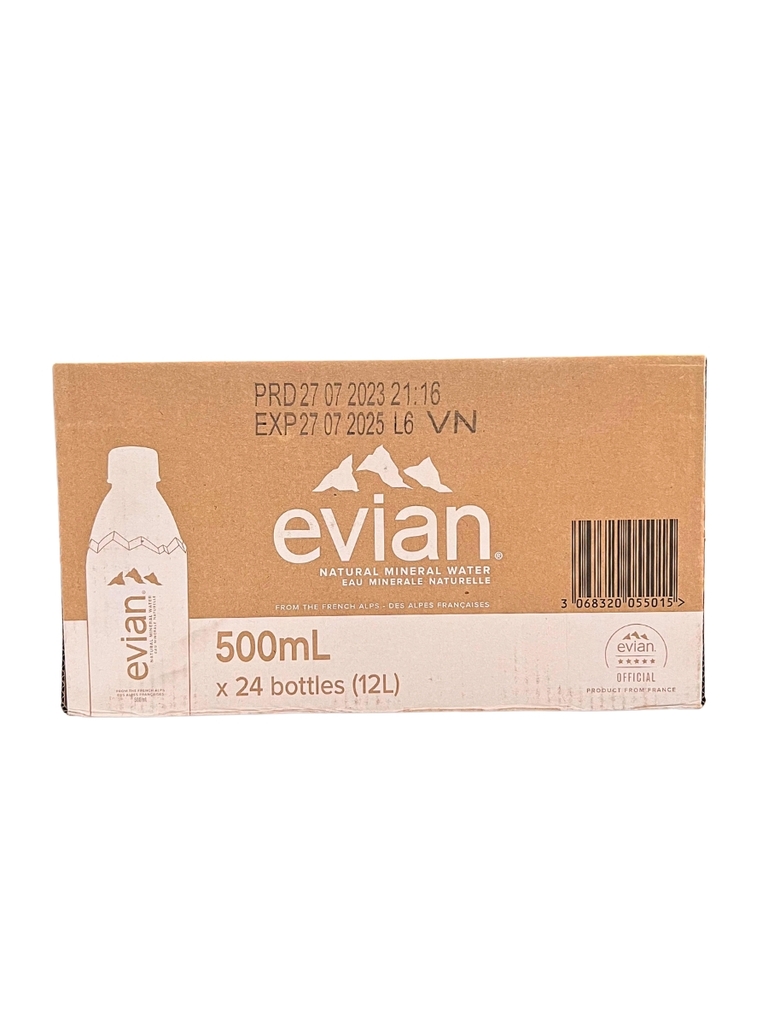 Nước Khoáng Evian 500ML (24 Chai/Thùng)