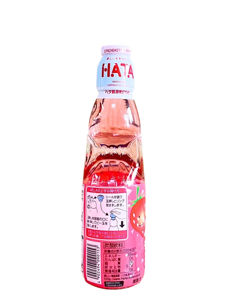 Nước Soda Ramune Hata Nhật Bản Vị Dâu 200ML