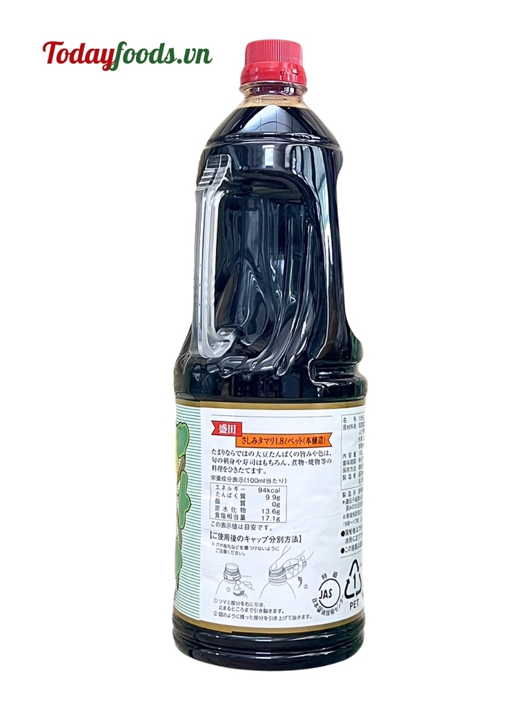 Nước Tương Tamari Sashimi (Honjozo) 1.8 Lít