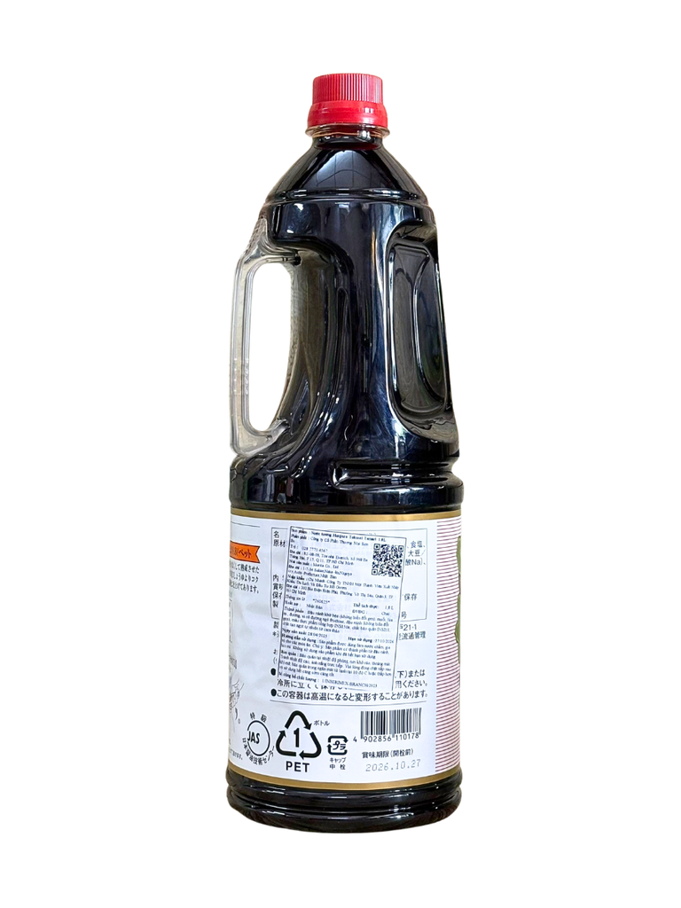 Nước Tương Tamari Nhật Honjozo Tokusei Morita 1.8 Lít