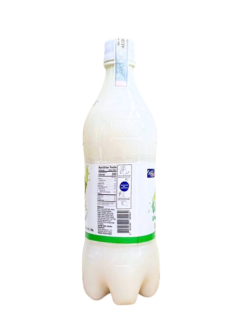 Rượu Gạo Hàn Quốc Walmae Makgeolli Vị Nho Xanh 4% 750ML
