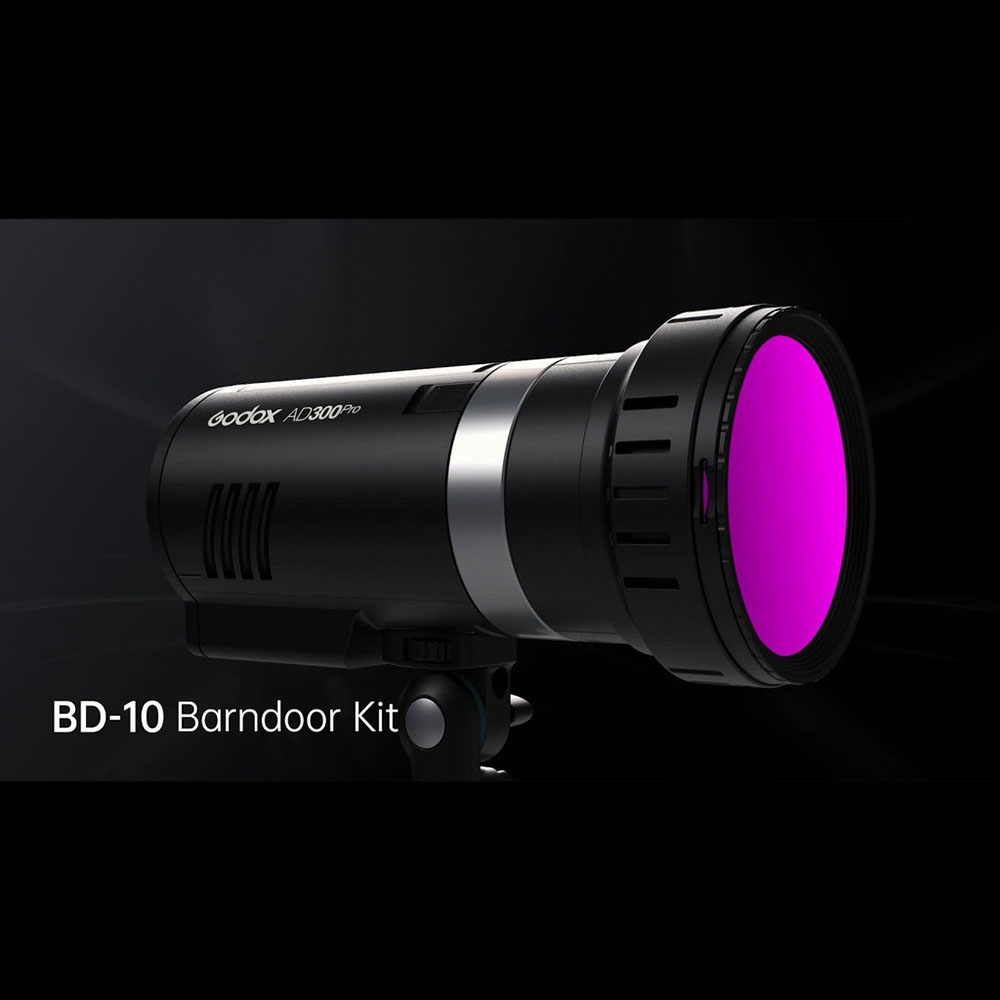 Bộ Barndoor & Snoot cho AD300 Pro - Godox BD-10+SN-04