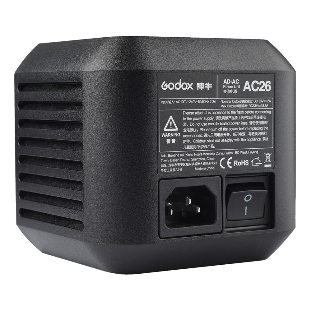 Bộ chuyển đổi nguồn cho AD600 Pro - Nguồn Godox AC-AD AC26