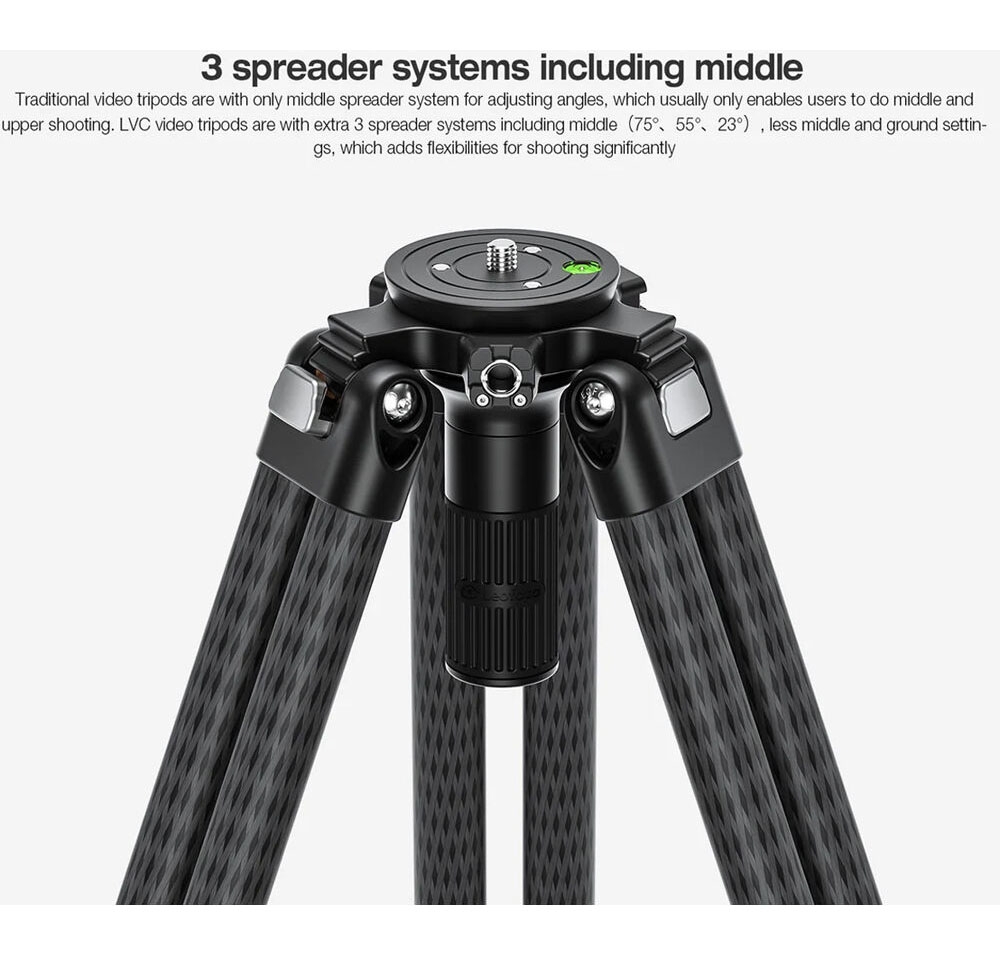 Chân máy quay Leofoto Video - LVC-253C