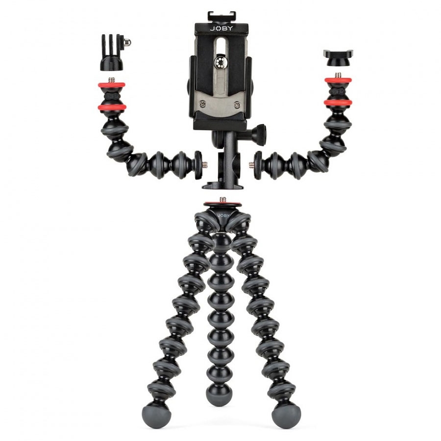 Joby Beamo Mini LED + GorillaPod Mobile Rig + Action Bike Mount - JB01635+JB01524+JB01387